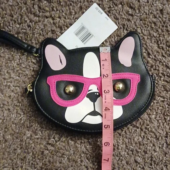 Betsey Johnson puppy dog coin purse - Picture 11 of 12
